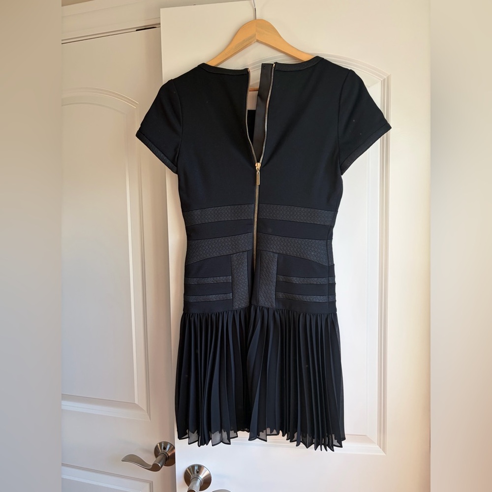 Marciano Black Textured Midi Dress - Picture 5 of 5
